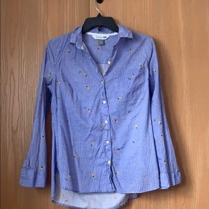 Avocado pineapple button down.